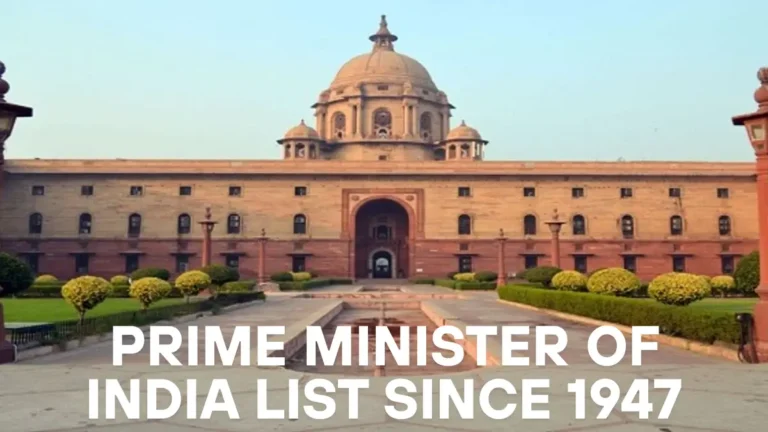 Prime Minister of India List 1947 to 2025
